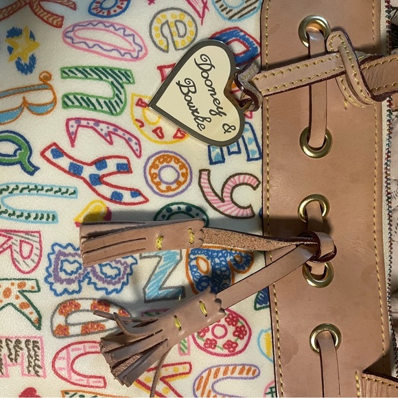 Dooney & Burke Vintage satchel monogram - Picture 4 of 5